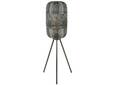 CADENCE Stehlampe, 1-flammig, Material Metall, Schwarz