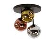 LIYA Deckenleuchte, 3-flammig, Material Glas, 3-farbig