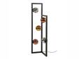 INAYA Stehlampe, 5-flammig, Material Metall, Schwarz