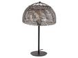 ELLEN Tischlampe, 1-flammig, Material Metall, schwarz-braun