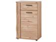 BANTY Schuhschrank, Material Teilmassiv, Wildeiche