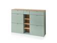 BAJA Schuhschrank/Sideboard, Material MDF, schilf/Artisan Eiche Nachbildung