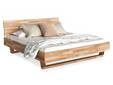 LÖWEN Holz-Kufenbett mit Kopfteil, Material Massivholz