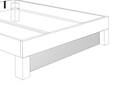 LÖWEN Blende zum 4-Fuß-Bett, Material Massivholz