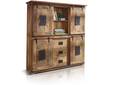 BRISTOL Highboard IV, Material Massivholz, Mango rustikal