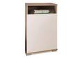 CASSIAN Highboard, Material Dekorspanplatte, Eiche sonomafarbig/weiss