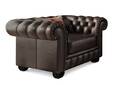 CHESTERFIELD Echtleder Sessel BRADFORD, antikbraun