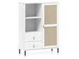 CINOY Highboard I, Material Massivholz, Kiefer lackiert