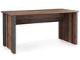 CASSIA Schreibtisch 153 cm, Material Dekorspanplatte, Old Wood Vintage/betonfarbig