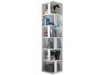 CABBY Eckregal, Material Dekorspanplatte, weiss