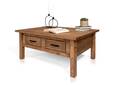 EVERGLADE Couchtisch, Material Massivholz, Kiefer eichefarbig