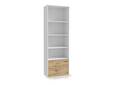CARLITO Regal, Material Dekorspanplatte, Artisan eichefarbig/weiss