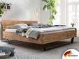 CORDINO Kufenbett aus Eiche, Material Massivholz, mit/ohne Kopfteil