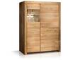 KAMILLA Highboard I, Material Massivholz, Wildeiche geölt