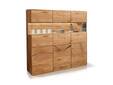 SARRAGOSSA Highboard III, Material Massivholz, Wildeiche geölt