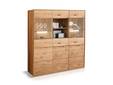 ANDINO Highboard III, Material Massivholz, Wildeiche geölt