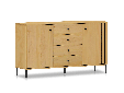 AYKO Sideboard III, Material Massivholz, Kiefer eichefarbig lackiert