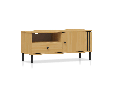 AYKO TV-Board I, Material Massivholz, Kiefer eichefarbig lackiert