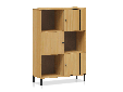 AYKO Regal I, Material Massivholz, Kiefer eichefarbig lackiert