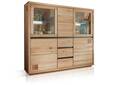 CALDERA Highboard II, Material Massivholz, Wildeiche geölt