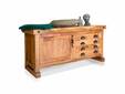 WINCHESTER Waschbeckenunterschrank II, Material Massivholz, Mango rustikal