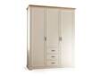 JENNA Kleiderschrank, Material Spanplatte, Piniefarbig/Artisan Eiche Nachbildung