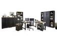 JADY Komplettbüro, Material MDF/Dekorspanplatte