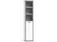 KALINA Büroregal VI, Material Dekorspanplatte, weiss/grau