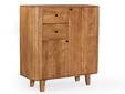 LINARO Kommode I, Material Massivholz, Akazie massiv honigfarben
