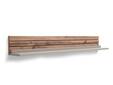 LUZERN Wandboard, Material Dekorspanplatte, basaltfarbig/eichefarbig
