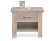 LÜTTICH Nachtkommode, Material MDF, Eiche sanremofarbig