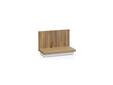 LENNOX Wandboard, Material Dekorspanplatte, lichtgrau/Valencia Oak Dekor