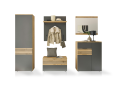 MONDIANA Garderobe 5tlg, Material Dekorspanplatte, Artisan Eiche Nachbildung