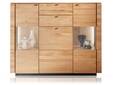 NATANO Highboard II, Material Massivholz, Wildeiche geölt