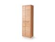 NESTOR ONE Garderobenschrank II, Material Teilmassiv, Kernbuche lack