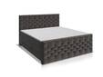 LINCOLN Boxspringbett mit Bettkasten, Härtegrad 2/3, Bezug Stoff Anthrazit