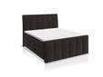 VALERIUS Boxspringbett mit Bettkasten, 180x200 cm, Härtegrad 2/3, Bezug Stoff Anthrazit