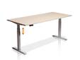 OFFICE ONE elektrisch höhenverstellbarer Schreibtisch / Stehtisch, Material Dekorspanplatte