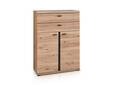SAN MARINO Büroschrank IV, Material Teilmassiv, Altesche gebürstet / Artisan eichefarbig