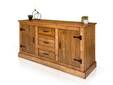 EVERGLADE Sideboard, Material Massivholz, Kiefer eichefarbig