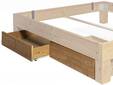 CURBY 2er Bettschublade, Material Thermo Fichte 220cm+Komforthöhe