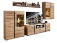 SAN MARINO Wohnwand II, Material Teilmassiv, Altesche gebürstet / Artisan eichefarbig