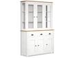 TRICO Buffet, Material Massivholz, weiss/eichefarbig