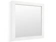 TRICO Spiegel, Material Massivholz, weiss, 78x78 cm