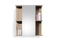 VALENCE Spiegelschrank, Material Dekorspanplatte, Eiche Nachbildung