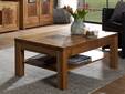 WINSTON Couchtisch, Material Massivholz, Wildeiche mit Hirnholz