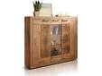 WINSTON II Highboard, Material Massivholz, Wildeiche geölt