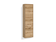 ZANTO Hochschrank schmal, Material Dekorspanplatte, Evoka Oak Nachbildung