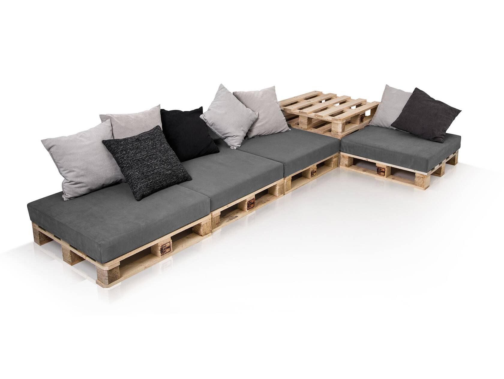 paletti sofalandschaft ii sofa aus paletten fichte massiv