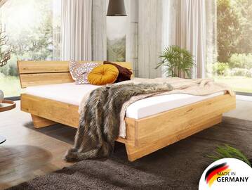 DAKONA Wangenbett mit Kopfteil, Material Massivholz